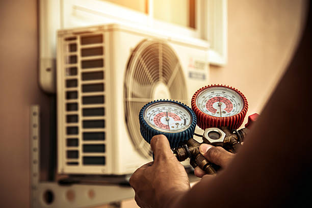 Professional Hvac technician working in Glen Alpine, NC